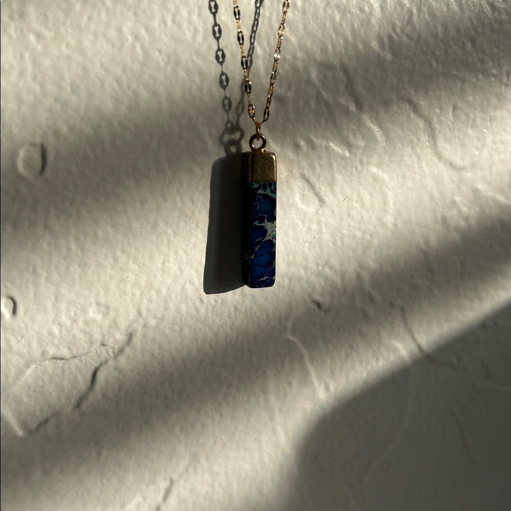 Lapis Lazuli pendant Necklace - Picture 6 of 6